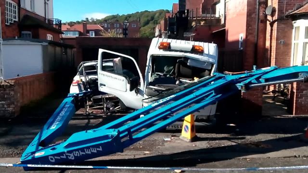 Cherry picker falls in Scarborough