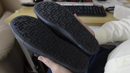 A furious pensioner has spoken of his shock after claiming his brand new slippers had "swastikas all over the soles".