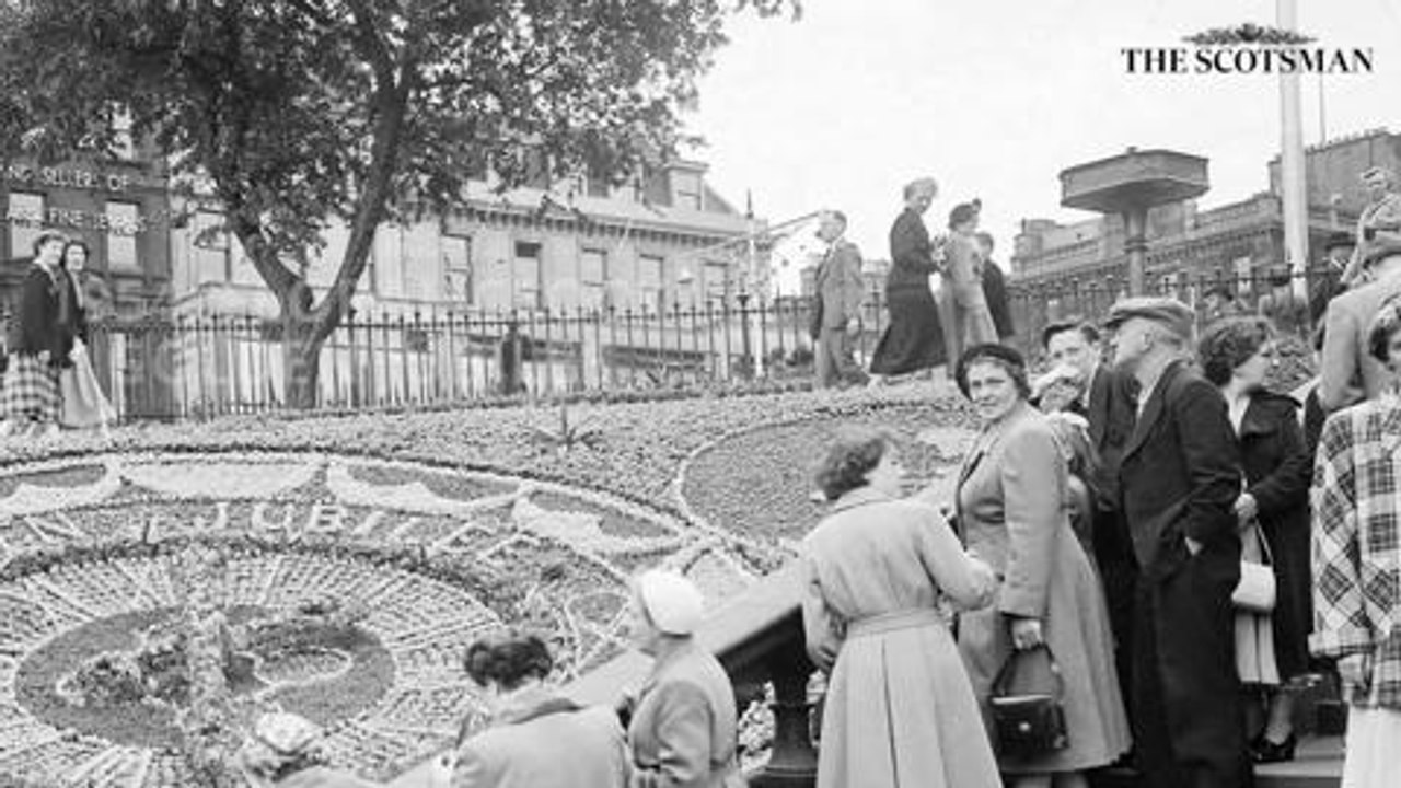 Edinburgh's floral clock video