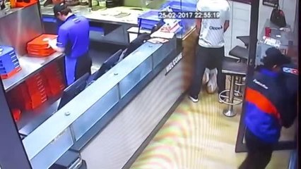 Couple caught romping on CCTV in Domino's warned they could face jail