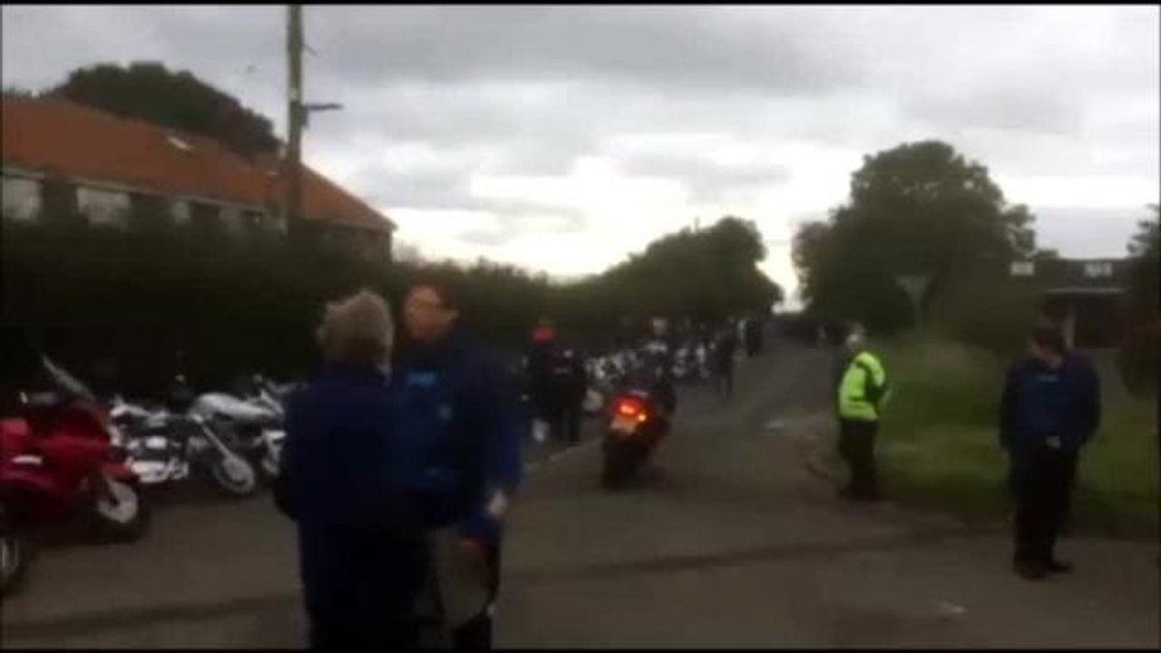 Hartlepool gran's Harley Davidson ride