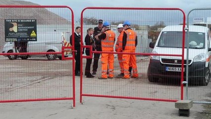 Residents on a Blackpool street have declared war on a nearby building site