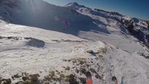 Les Arcs speedflying with Scott Becker