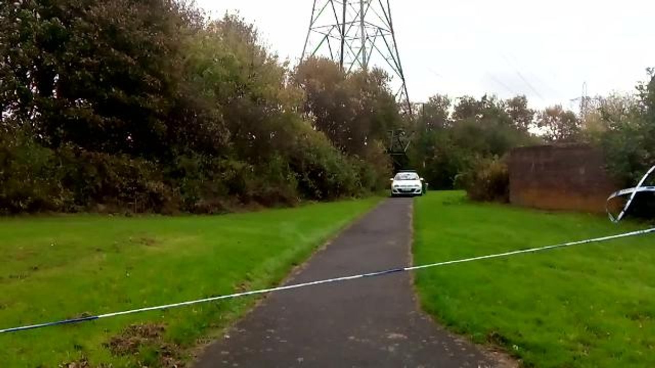 Police cordon in South Shields