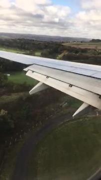Ryanair plane aborts landing just 20ft from the ground