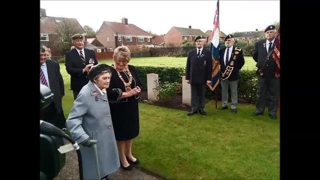 Mary Reid honoured for tending German war graves