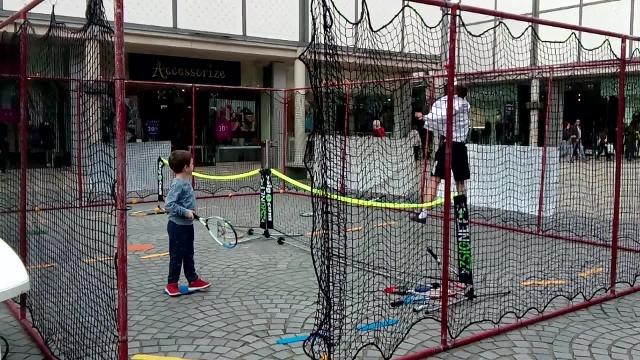 Culford Sports Centre are bring their tennis pitch to the arc Shopping Centre during the Festival of Sport.