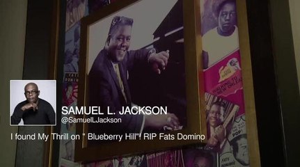 Celebrities pay tribute to Fats Domino