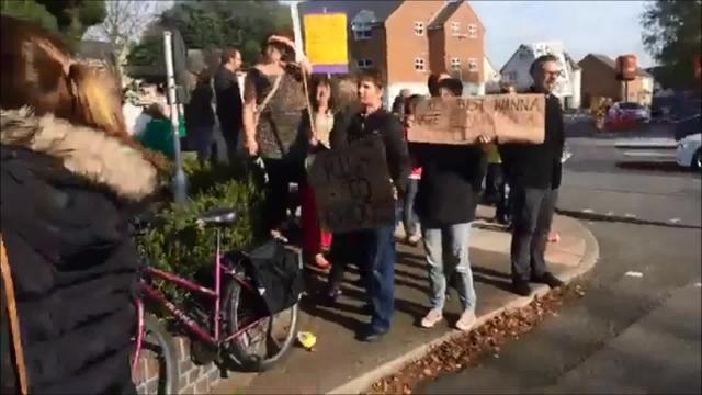 Pro-choice and pro-life rallies in Portsmouth