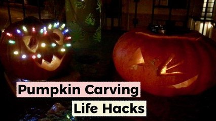 Pumpkin Carving Halloween Hacks
