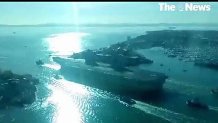 HMS Queen Elizabeth departure