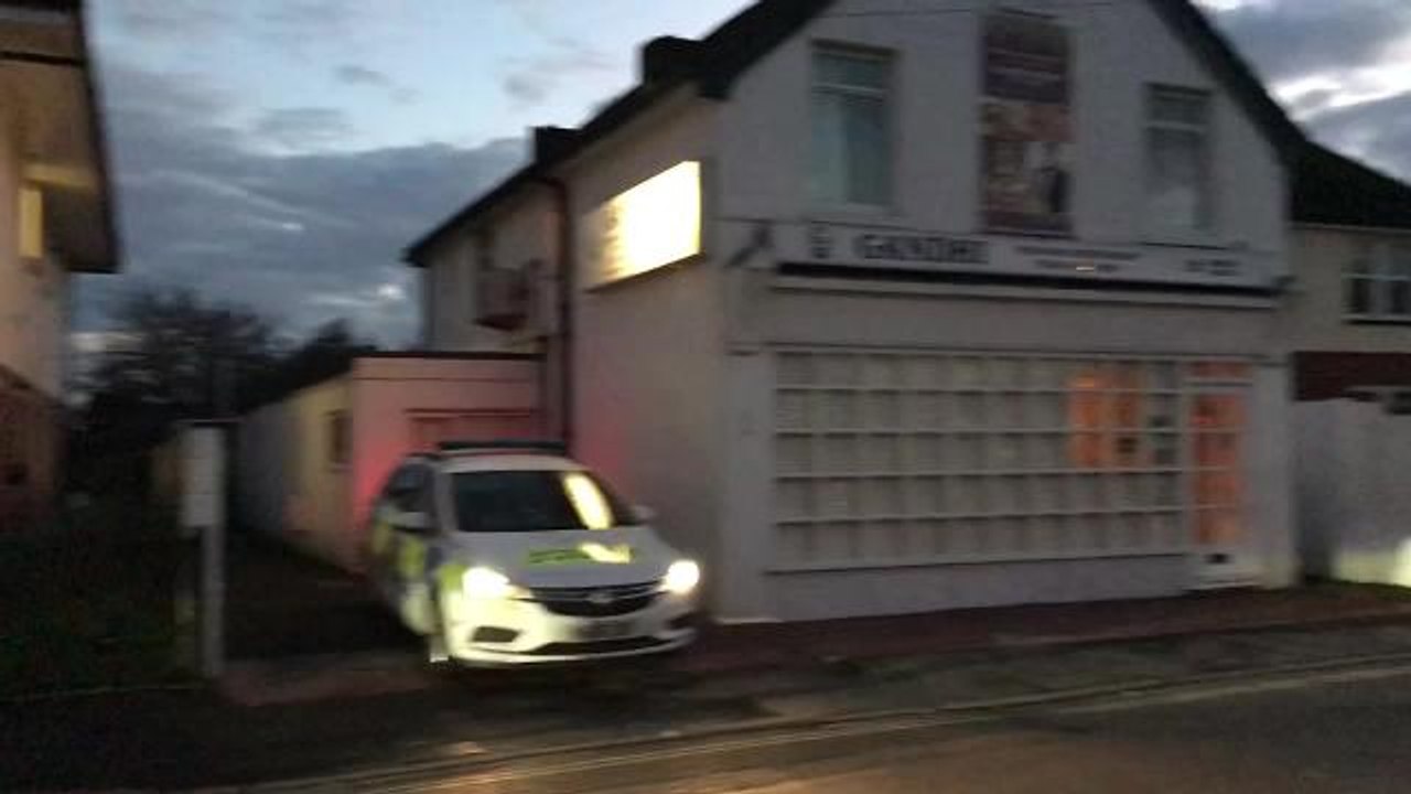 Hayling Island murder scene video