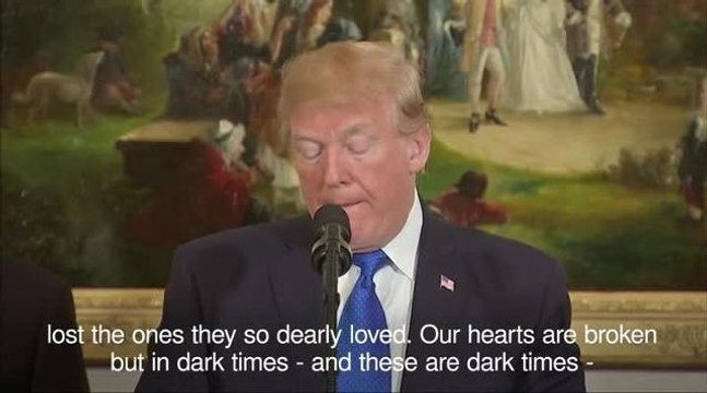 Donald Trump denounces Texas church shooting as act of evil