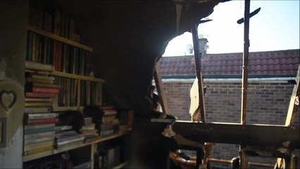 Derbyshire couple's home destroyed by blaze caused by firework