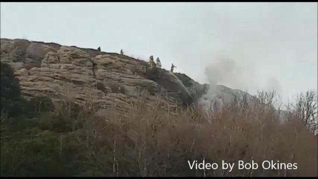 Fire crews tackle West Hill fire