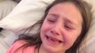 Girl cries after watching John Lewis Christmas ad