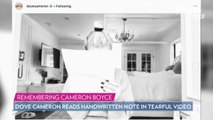 Dove Cameron Shares Sweet Black and White Video with Costar Cameron Boyce After His Death