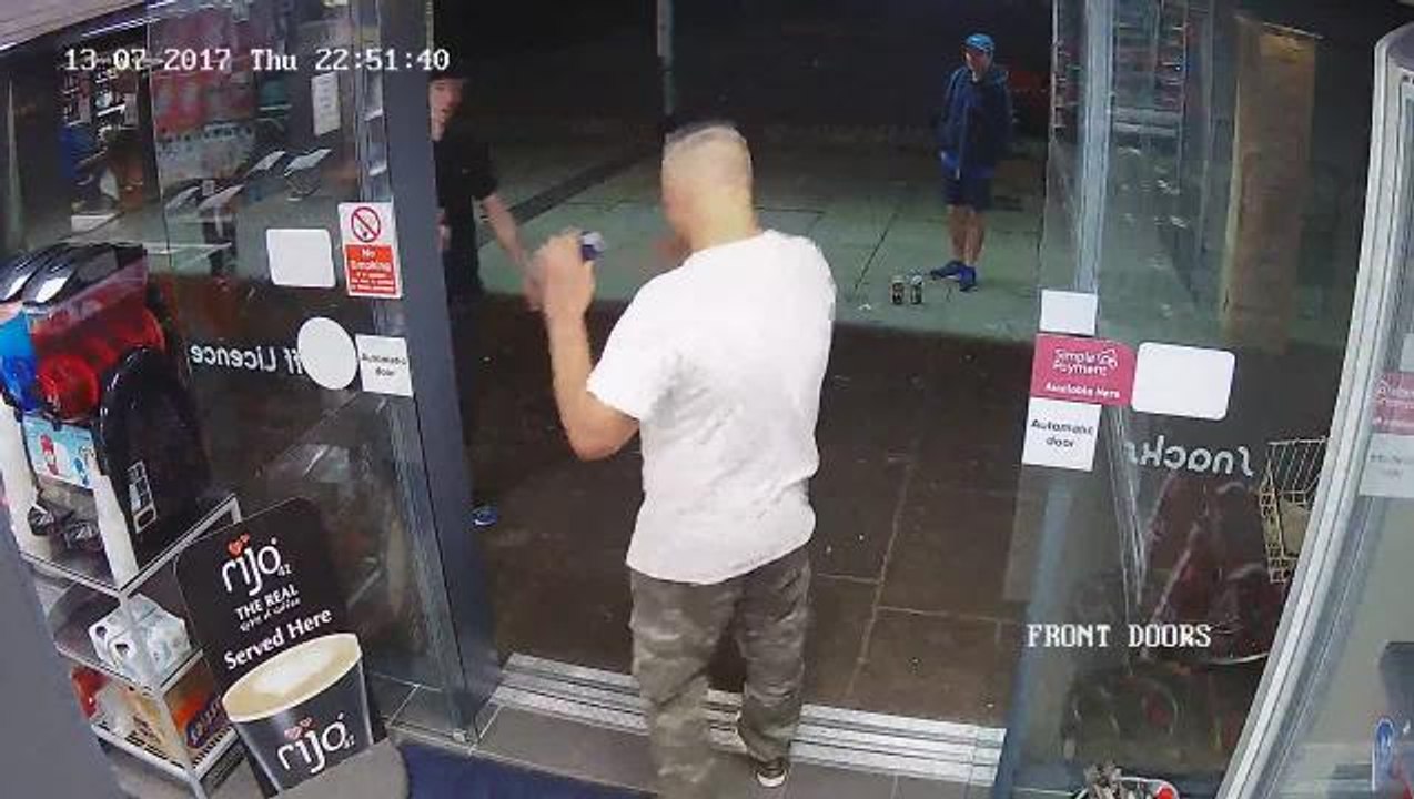 Peterborough stabbing CCTV