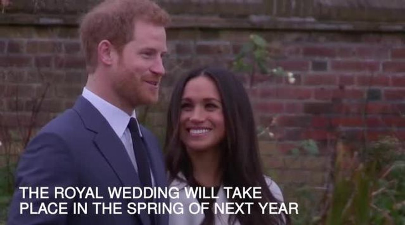 Prince Harry and Meghan Markle make first appea...