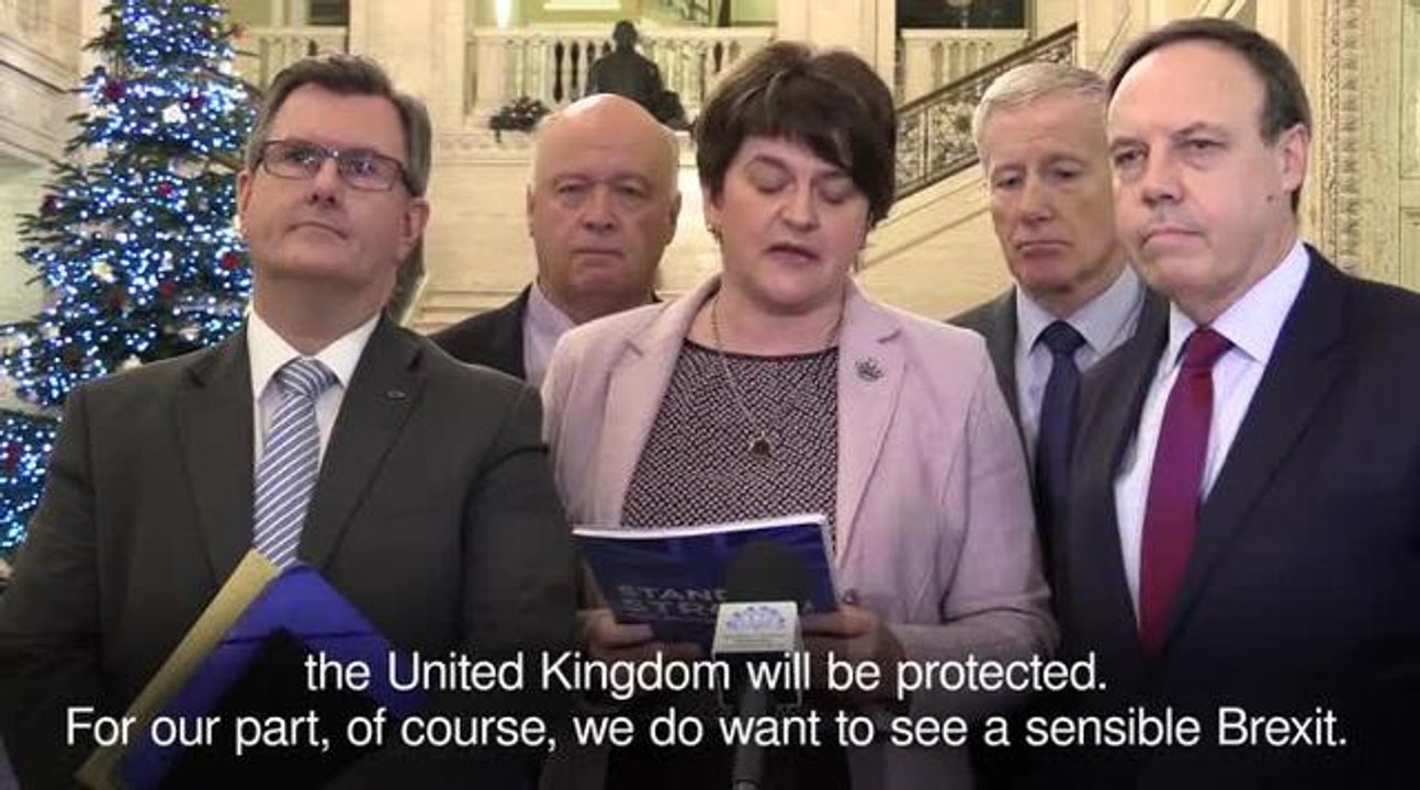 The DUP will block any Brexit deal that separat...