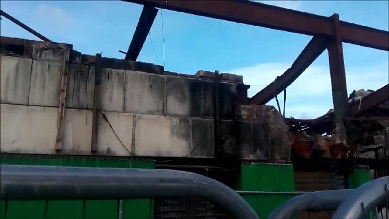 Scene of devastating Sunderland arson attack