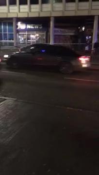 Cordon in Sheffield city centre