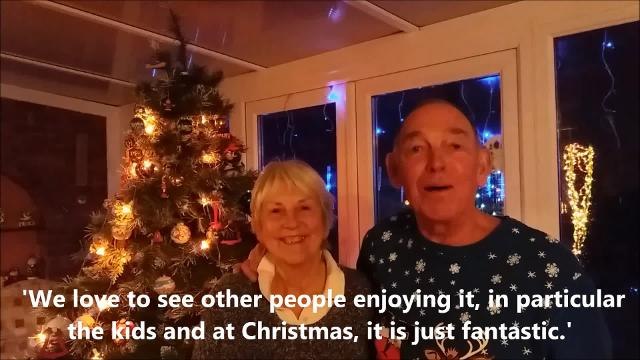 Winter wonderland at Portchester house raises cash for charity