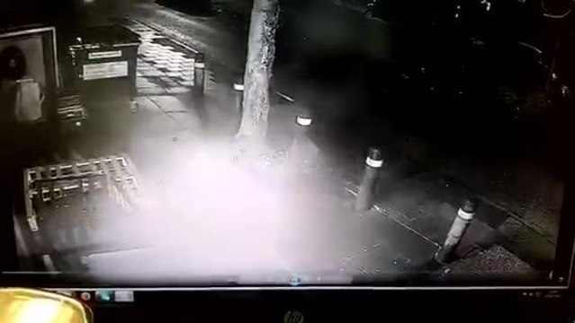 MK CCTV of arson attack DL