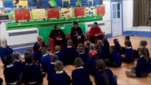 safc manager visits school