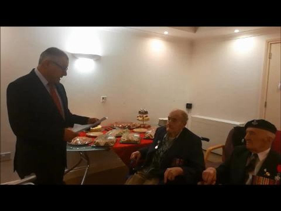 War veteran honoured with medal