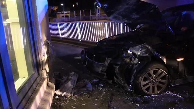 Car crashes at Teville Gate, Worthing, Christmas Day 2017. Eddie Mitchell