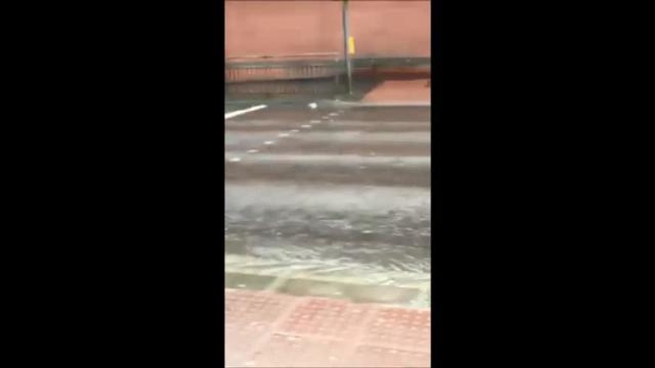 Driver loses control on black ice in Sheffield
