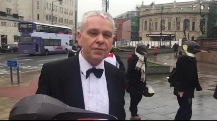 Penguin Day Greenpeace in Leeds