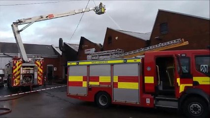 Fire at Ratcliffe Mill