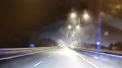 How not to respond to blue flashing lights