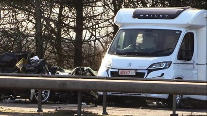 Crash bring M23 to standstill