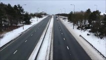 Roads in Hartlepool during Beast from the East