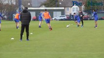 Portsmouth Football Training 23 3 18