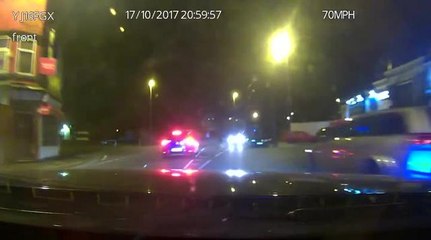 Drug driver rammed off road in Leeds