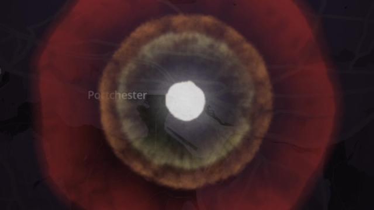 Interactive nuclear bomb map video