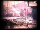 Footage from the blaze which destroyed the RHO Hills store in Blackpool in 1967