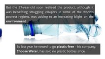 Edinburgh Inventor Creates Biodegradable Water Bottle to Fight Plastic Problem - HIRES