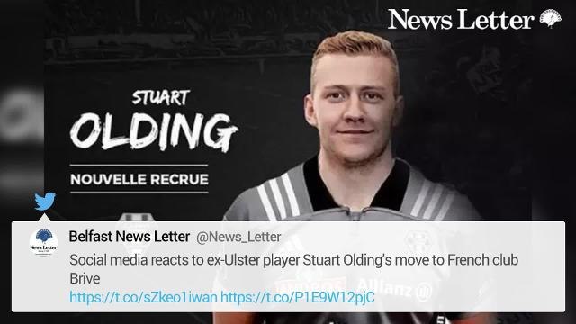 Social Media Reacts to Ex-Ulster Player Olding’s Move to French Club Brive - HIRES