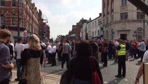 Free Tommy Robinson protesters