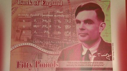 영국 50 파운드 지폐 초상인물에 ‘애니그마 해독' 앨런 튜링 / YTN