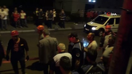 Heyelan nedeniyle 4 aile evlerinden tahliye edildi