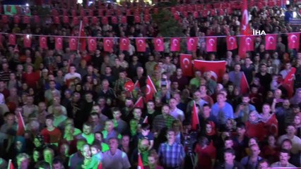 Rize'de Demokrasi ve Milli Birlik etkinliği düzenlendi