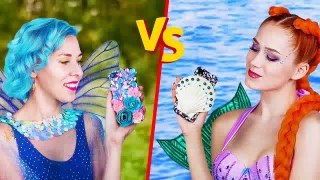 10 DIY Mermaid vs Fairy Lifestyle Ideas