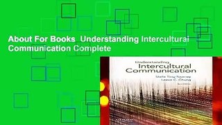 About For Books  Understanding Intercultural Communication Complete
