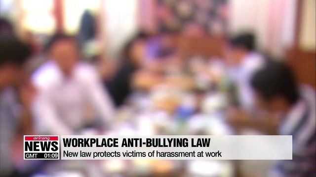 Workplace anti-bullying law takes effect in S. Korea